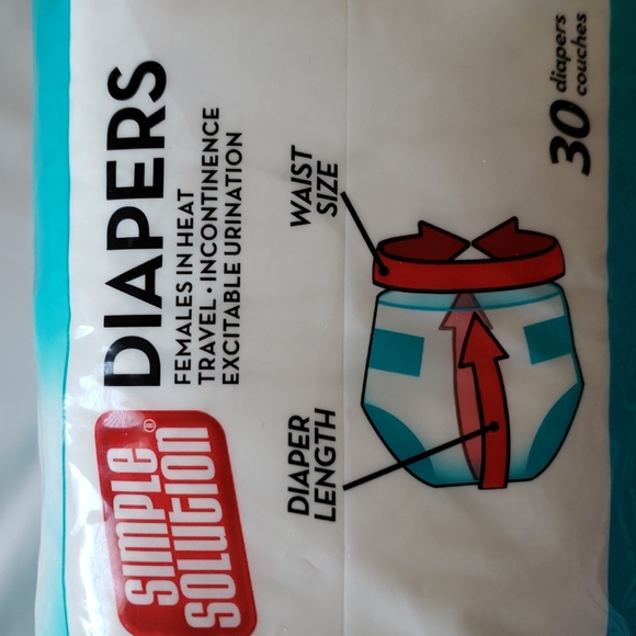 Simple Solution Disposable Dog Diapers - Picture 6 of 7